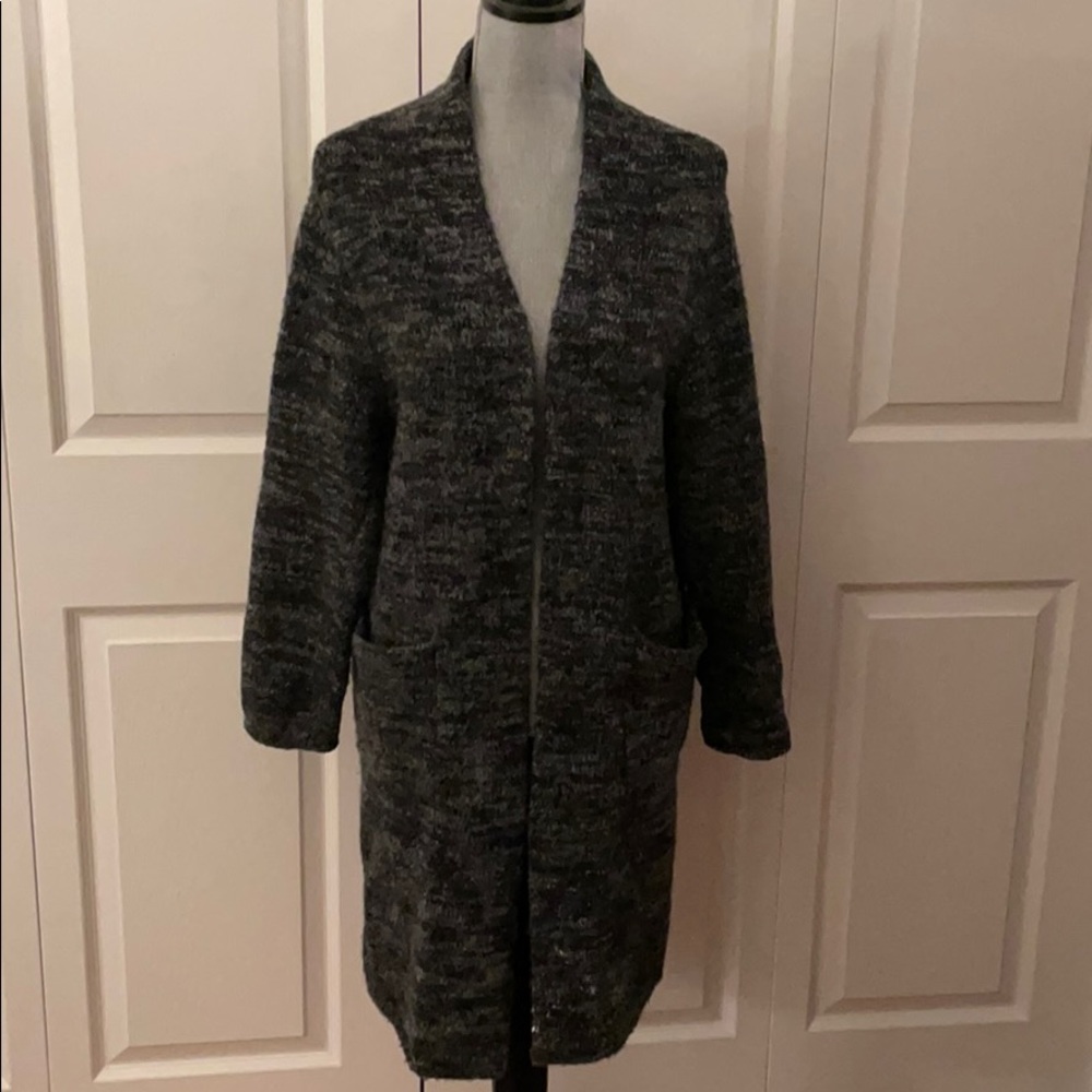 Zara long sweater coat